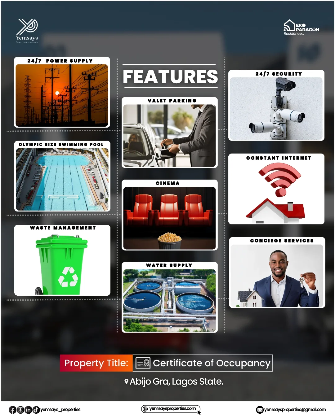 Introducing Eko Paragon Residence – Luxury Redefined! Discover the epitome of elegance at Abijo GRA, Off Lekki-Epe Expressway, Lagos State. With top-tier amenities, prime location, an (4)