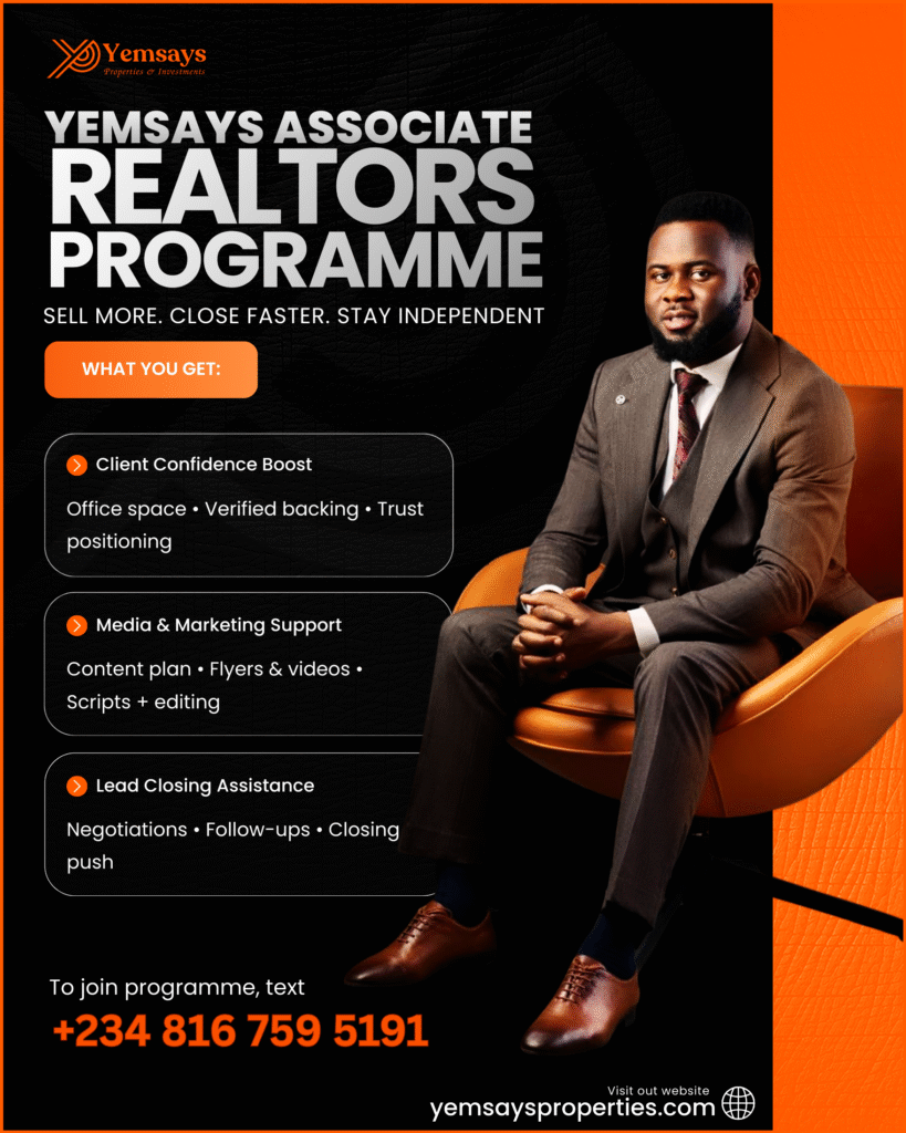Yemsays Associate Realtors Programme