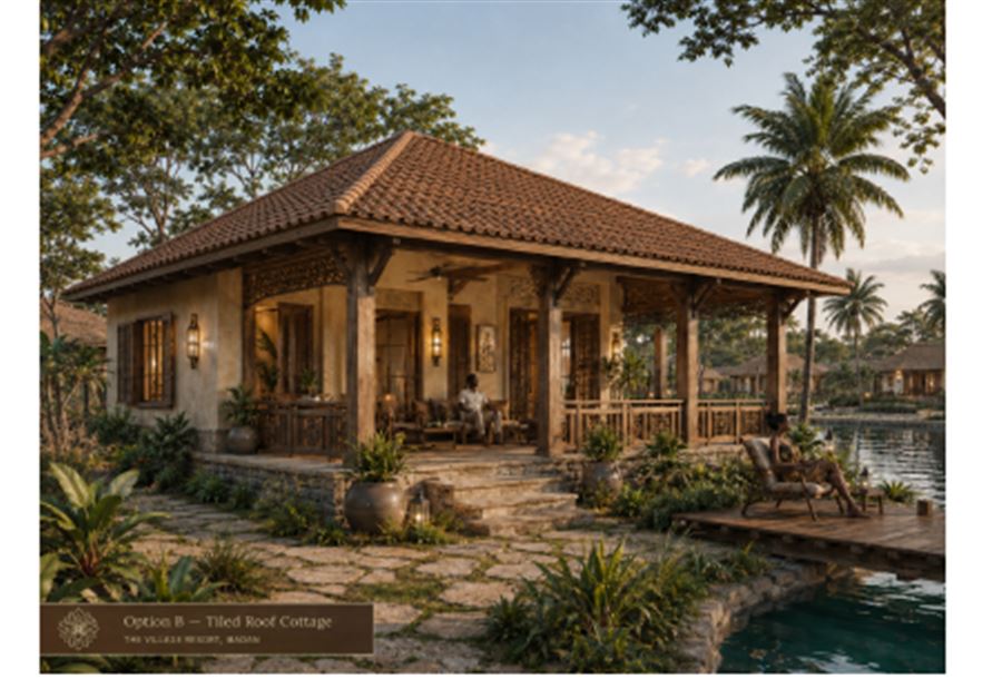 Resort cottage concept render