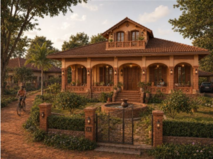The Village Ibadan, Sunnyside Settlement flagship bungalow render